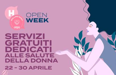 (H)OPEN WEEK DEDICATO ALLA SALUTE DELLA DONNA